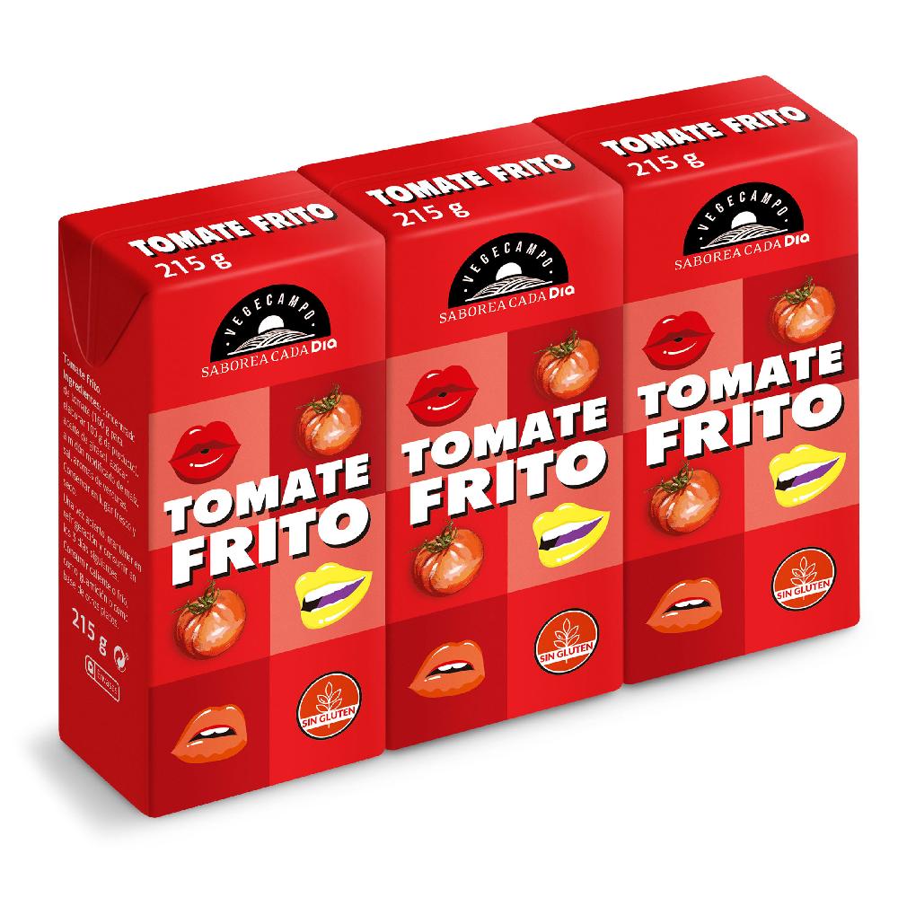 Dia Tomate frito Vegecampo de Dia brik 3 x 215 g
