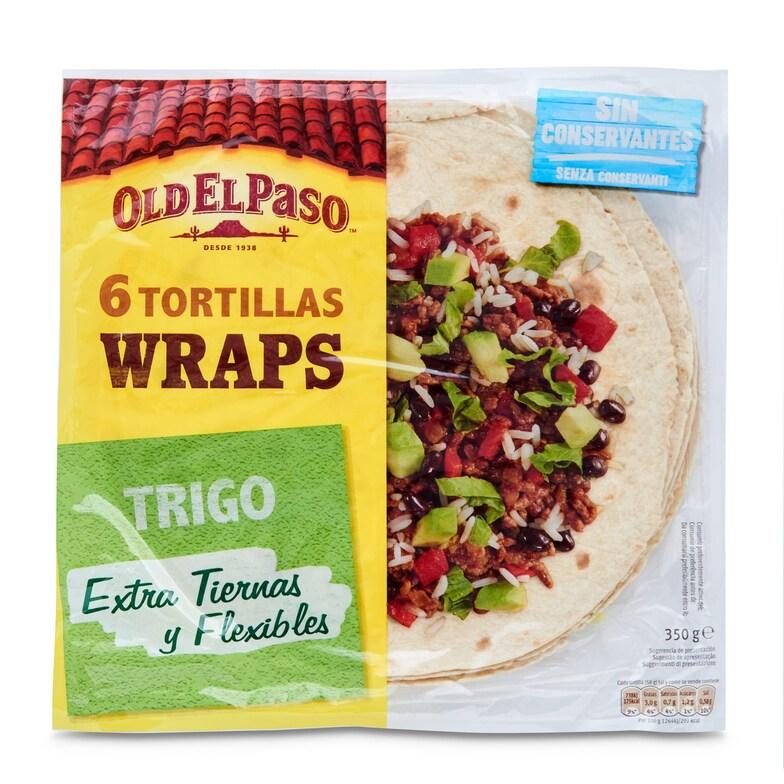 Dia Tortillas wraps Old El Paso bolsa 350 g