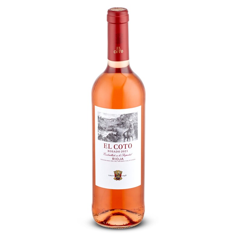 Dia Vino rosado D.O. Rioja El coto botella 75 cl