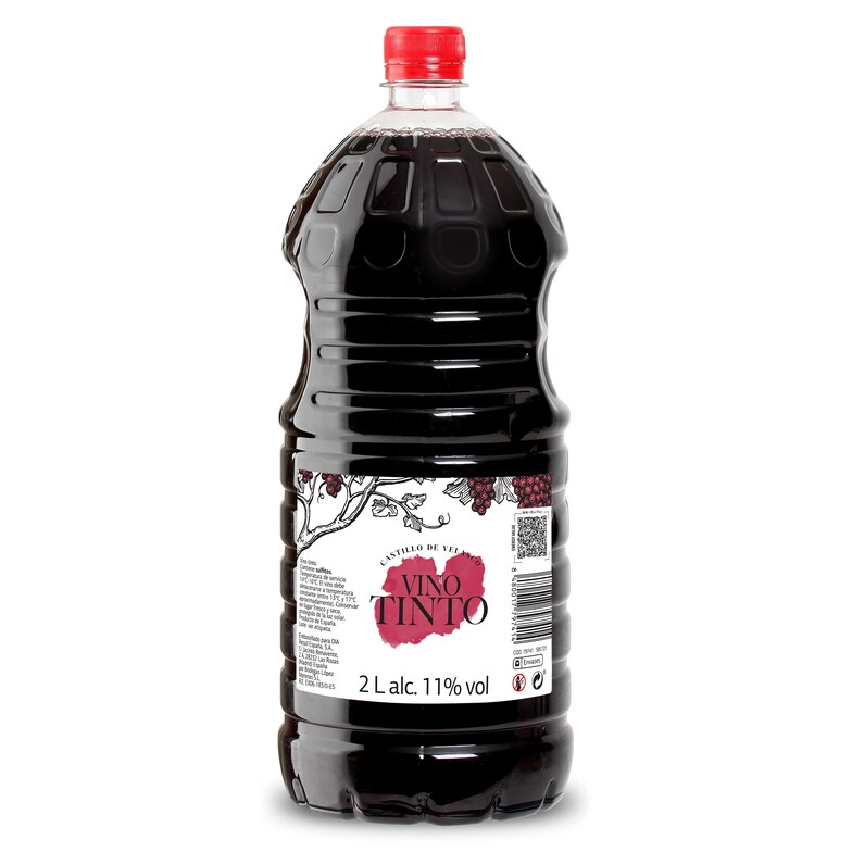 Dia Vino Tinto Castillo De Velasco Garrafa 2 L