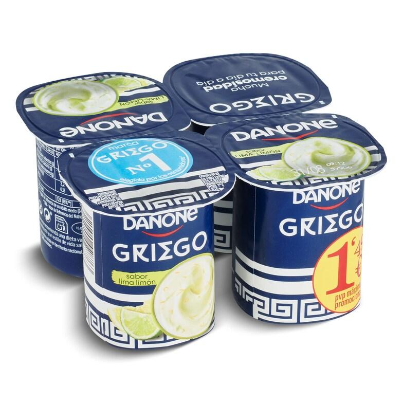 Dia Yogur griego lima-limón Danone pack 4 x 110 g