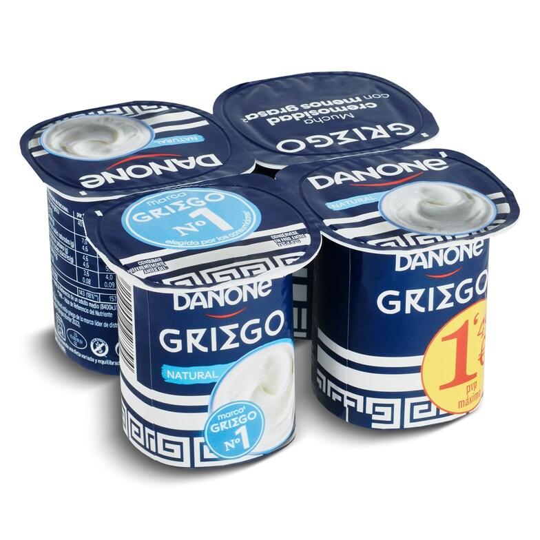 Dia Yogur Griego Natural Danone Pack 4 X 110 G