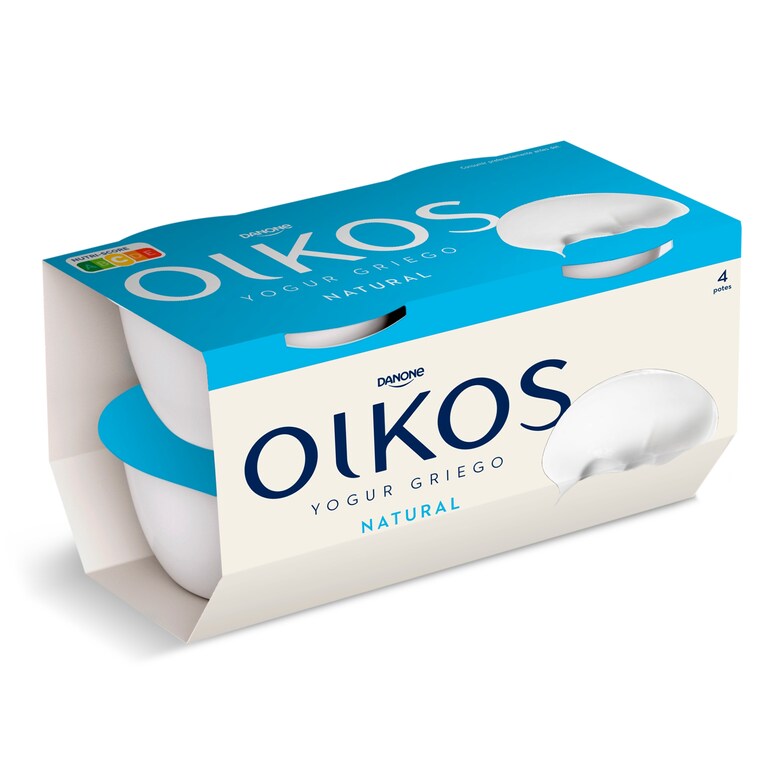 Dia Yogur griego natural Oikos pack 4 x 110 g