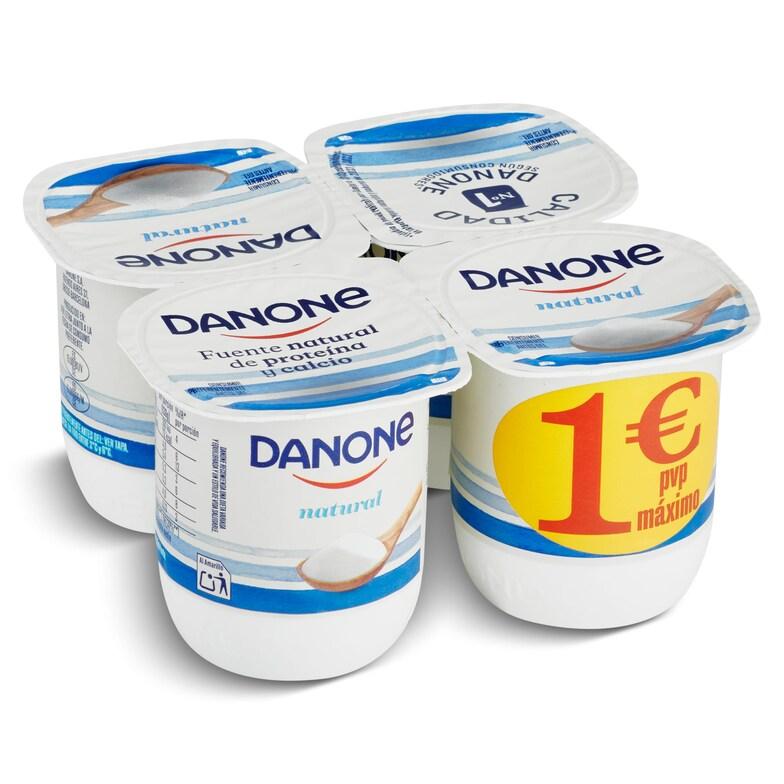 Dia Yogur natural Danone pack 4 x 120 g