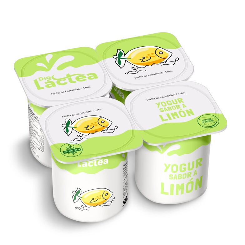 Dia Yogur Sabor Limón Dia Láctea Pack 4 X 125 G
