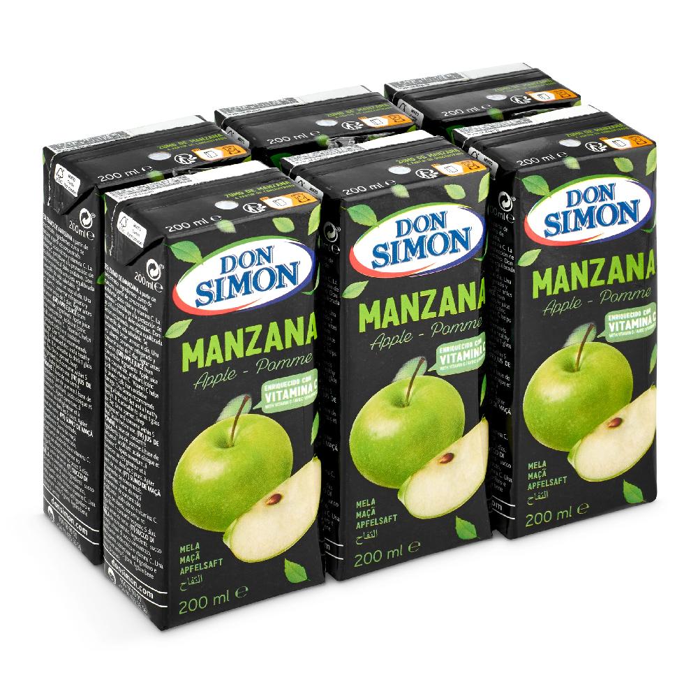 Dia Zumo De Manzana Don Simón Brik 6 X 200 Ml