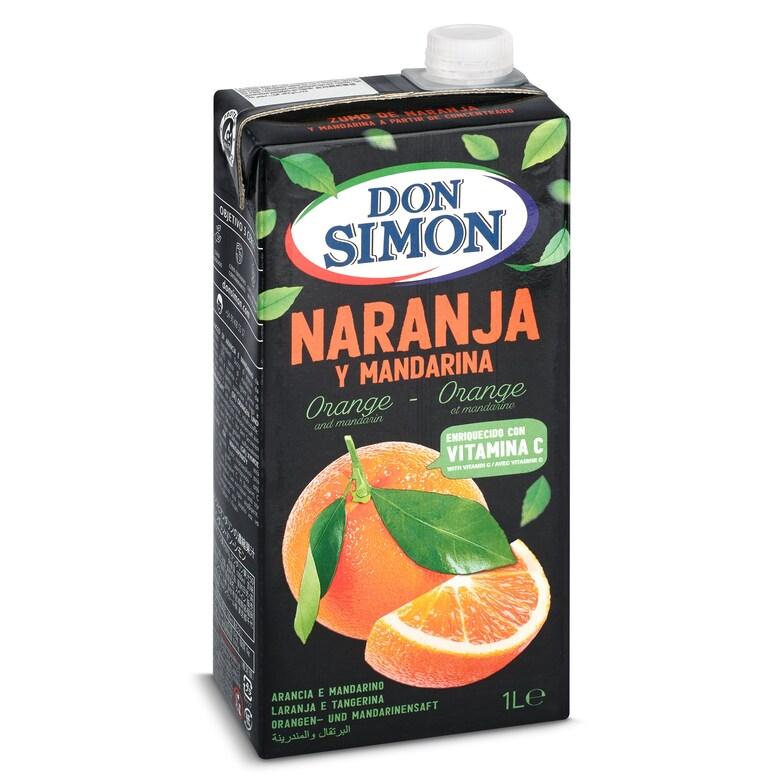 Dia Zumo de naranja y mandarina Don Simón brik 1 l
