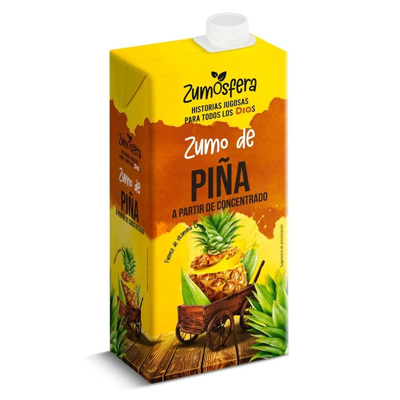 Dia Zumo De Piña 100% Zumosfera De Dia Brik 1 L