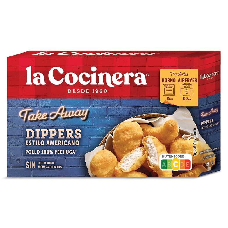 Dia Dippers de pollo al estilo americano La cocinera caja 220 g