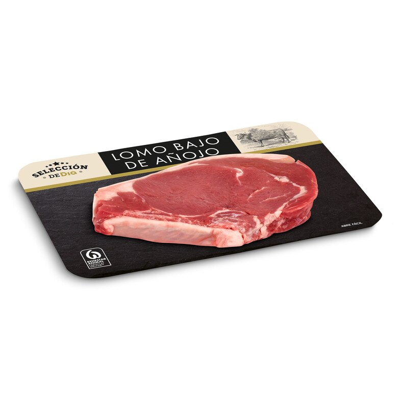 Dia Entrecot de lomo bajo de vacuno Selección de Dia bandeja 420 g aprox