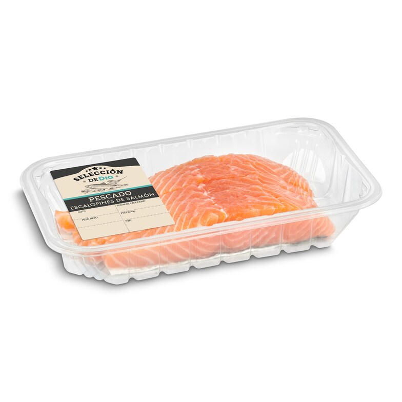 Dia Escalopines de salmón Selección de Dia bandeja 350g aprox