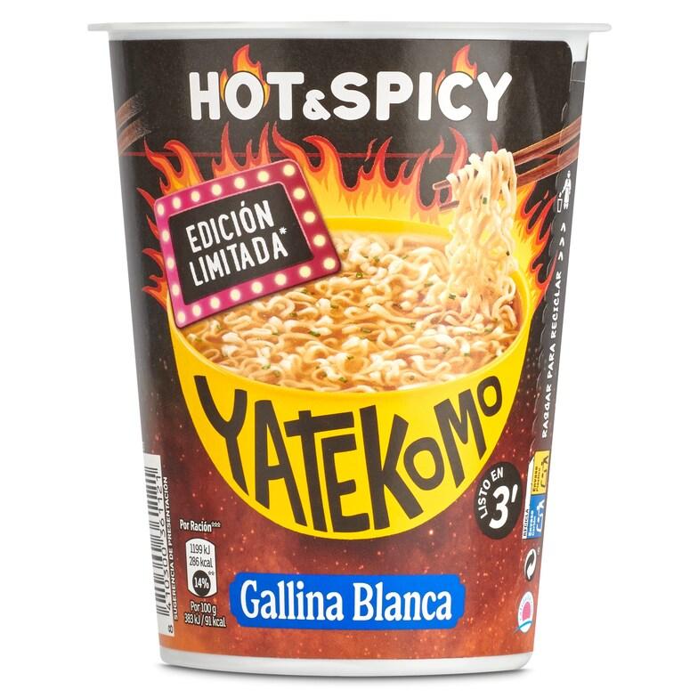 Dia Fideos orientales hot & spicy Gallina Blanca Yatekomo vaso 60 g