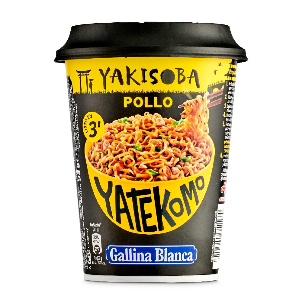 Dia Fideos orientales yakisoba pollo Gallina Blanca Yatekomo vaso 93 g