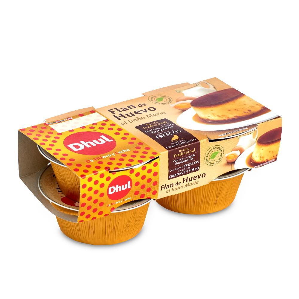 Dia Flan de huevo al baño maría Dhul pack 4 x 110 g