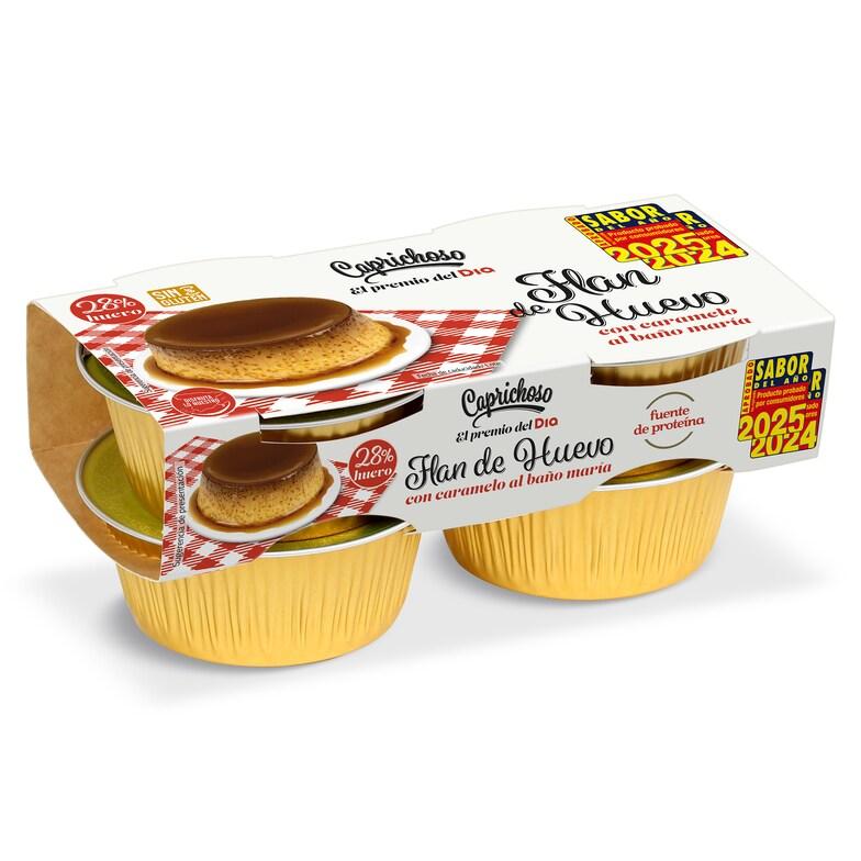 Dia Flan de huevo con caramelo Caprichoso Dia pack 4 x 100 g
