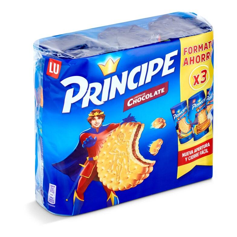 Dia Galleta rellena de crema de chocolate Principe paquete 3 x 300 g
