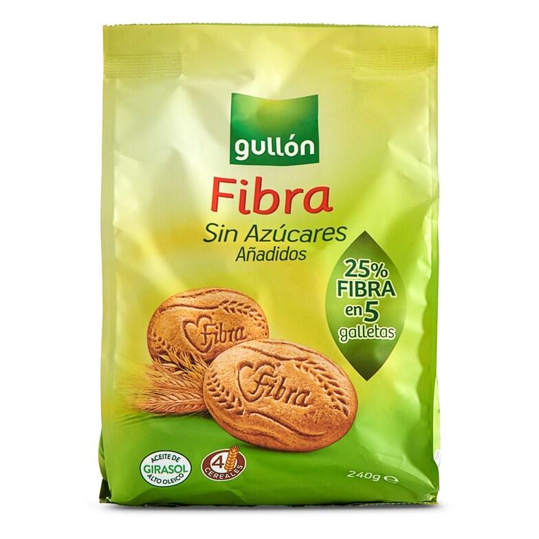 Dia Galletas con fibra sin azúcares Diet fibra bolsa 240 g