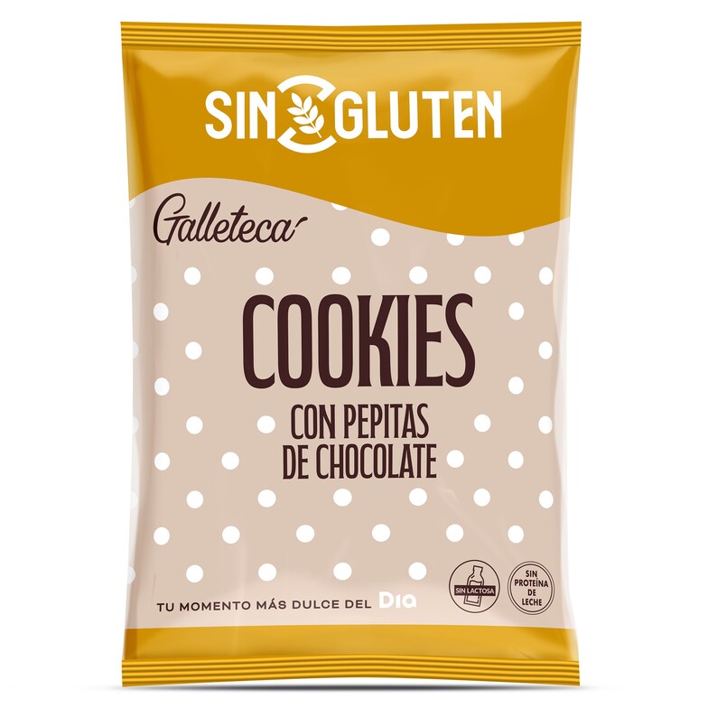 Dia Galletas con pepitas de chocolate sin gluten Galleteca de Dia bolsa 100 g