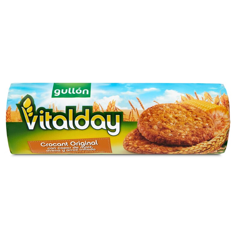 Dia Galletas Crocant Original Con Copos De Avena Gullón Vitalday Caja 265 G