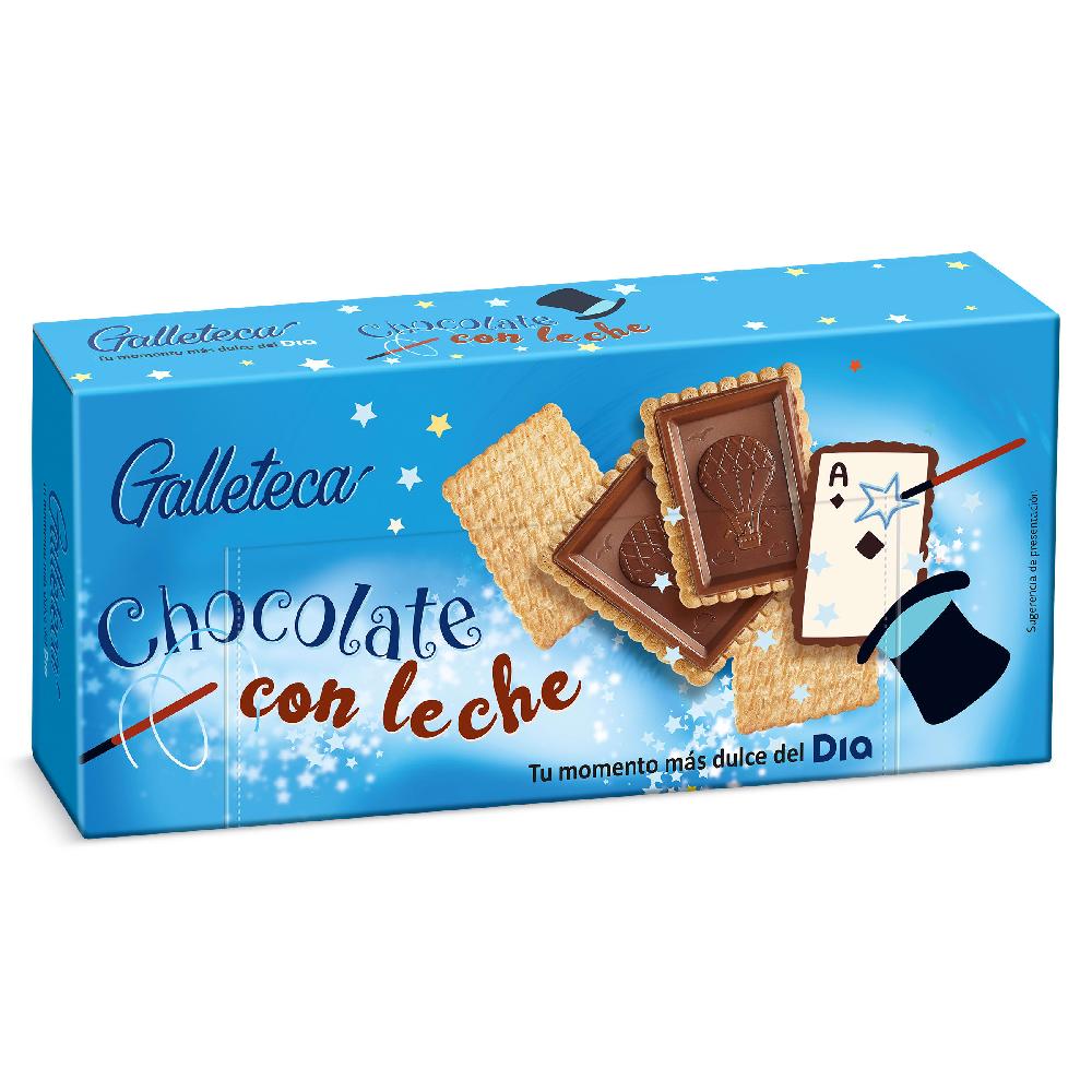 Dia Galletas cubiertas de chocolate con leche Galleteca de Dia caja 150 g