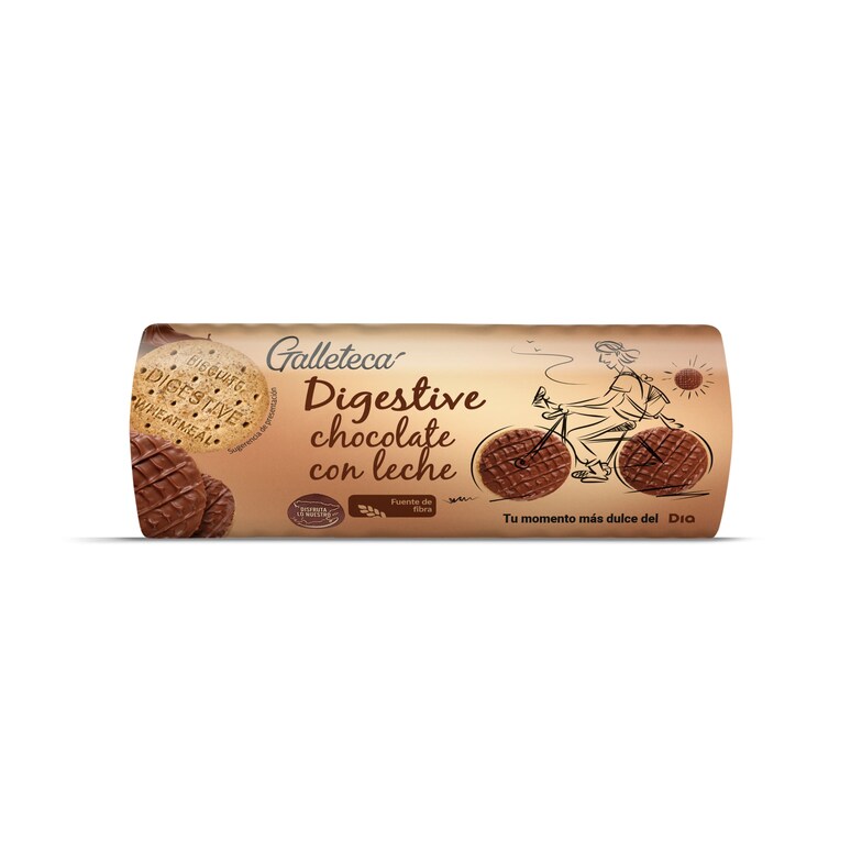 Dia Galletas digestive con chocolate Galleteca de Dia paquete 300 g
