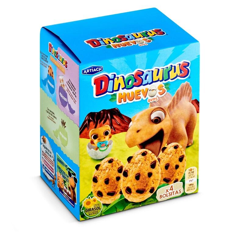 Dia Galletas huevos de cereales con chocolate Artiach Dinosaurus caja 140 g