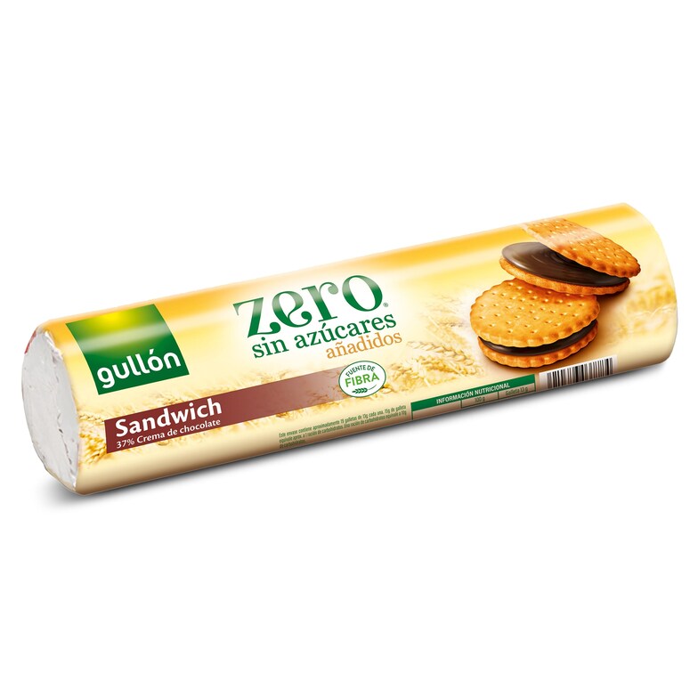 Dia Galletas sándwich con chocolate sin azúcares Gullón caja 250 g
