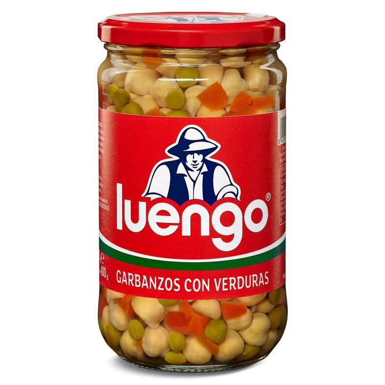 Dia Garbanzos con verduras cocidas Luengo frasco 400 g