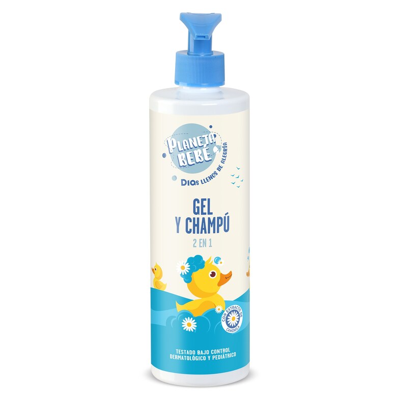 Dia Gel y champú infantil 2 en 1 Planeta Bebé de Dia bote 500 ml
