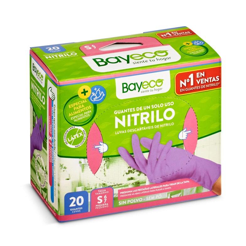 Dia Guantes nitrilo desechables talla S Bayeco caja 20 unidades