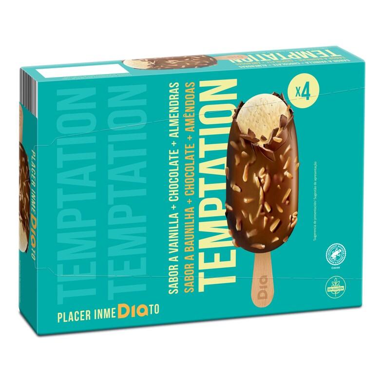 Dia Helado bombón almendrado Temptation de Dia caja 360 g