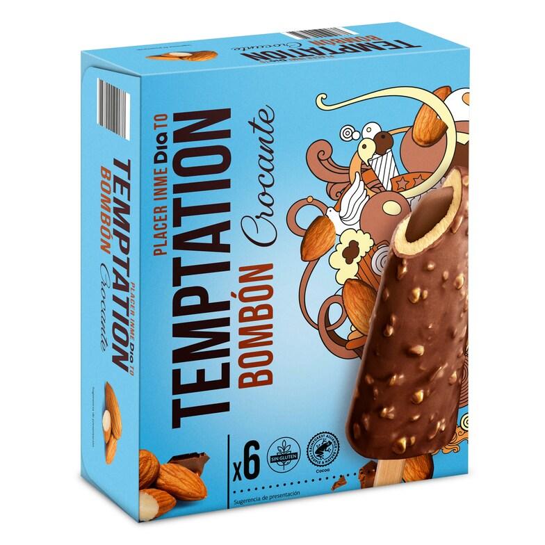 Dia Helado bombón crocante 6 unidades Temptation de Dia estuche 378 g