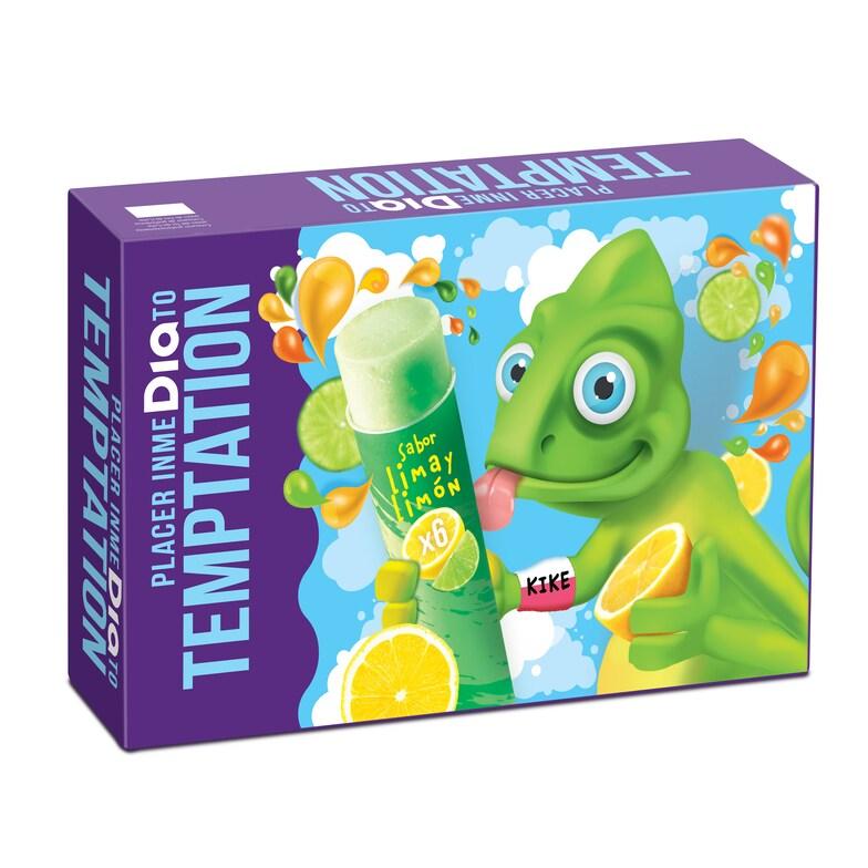 Dia Helado Tropical Lima-limón 6 Unidades Temptation De Dia Estuche 672 G