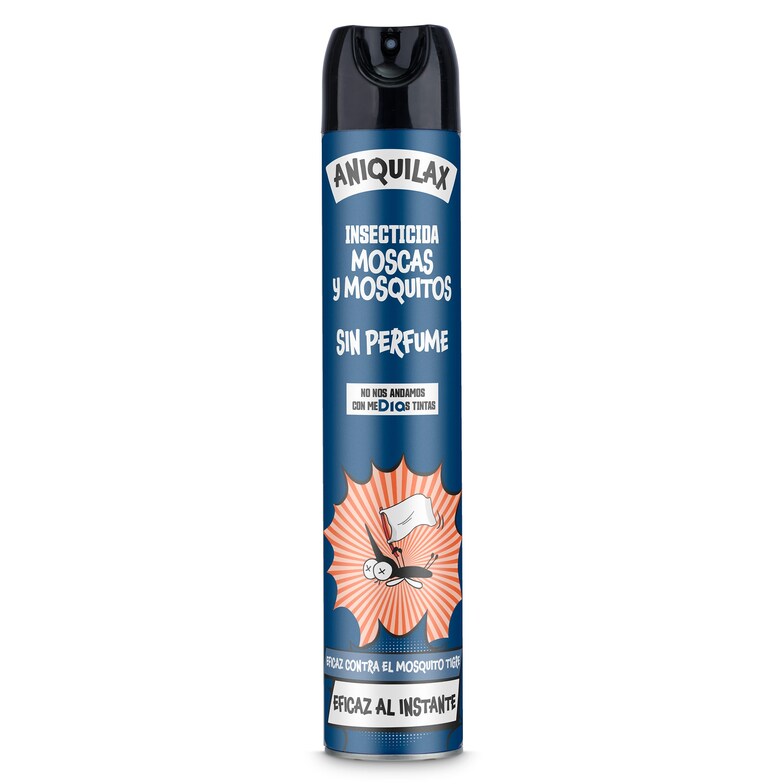 Dia Insecticida moscas y mosquitos sin perfume Aniquilax spray 750 ml