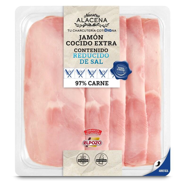 Dia Jamón cocido extra reducido en sal Nuestra Alacena de Dia sobre 150 g