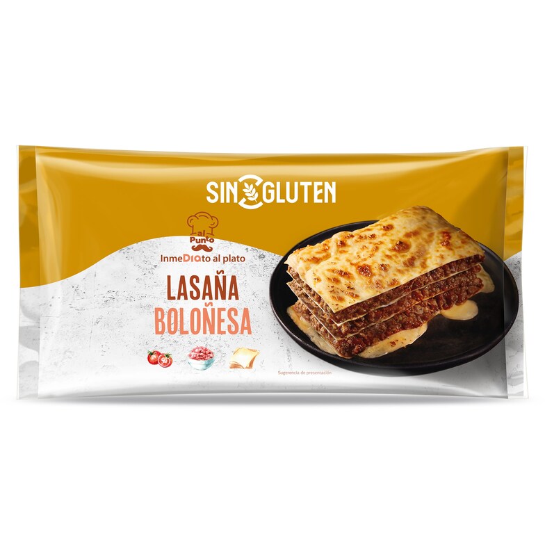 Dia Lasaña boloñesa sin gluten Al Punto Dia bandeja 525 g