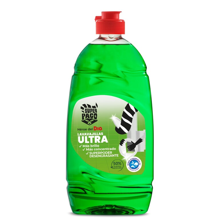 Dia Lavavajillas concentrado ultra Super Paco de Dia botella 500 ml