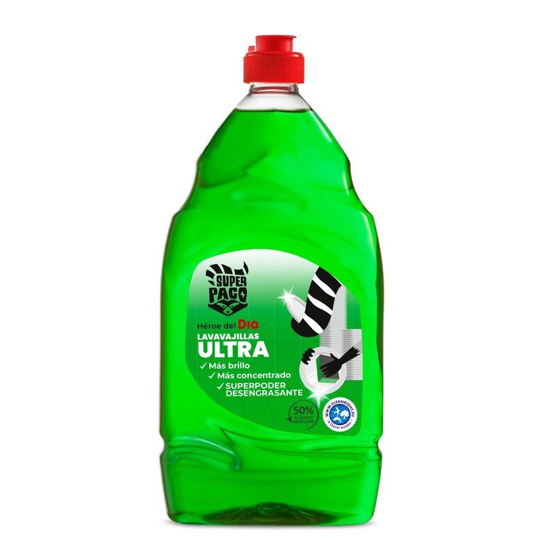 Dia Lavavajillas concentrado ultra Super Paco de Dia botella 1 l