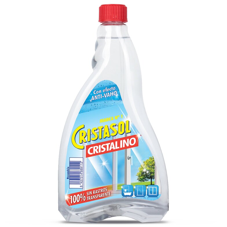 Dia Limpiacristales cristalino recambio Cristasol botella 750 ml