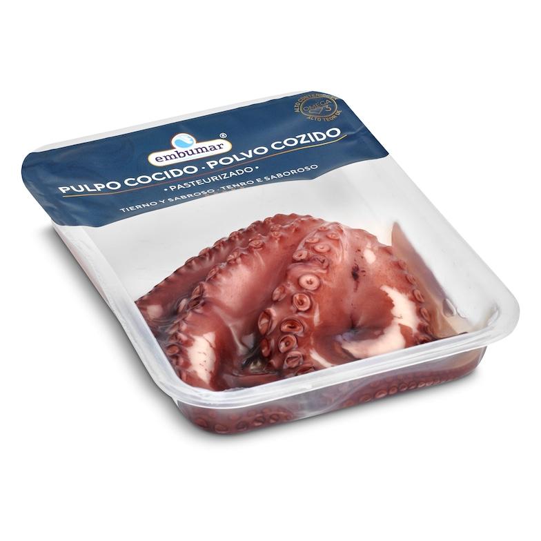 Dia Media ración de pulpo cocido Embumar bandeja 150 g