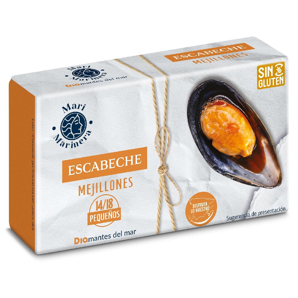 Dia Mejillones en escabeche 14/18 piezas Mari Marinera de Dia lata 69 g