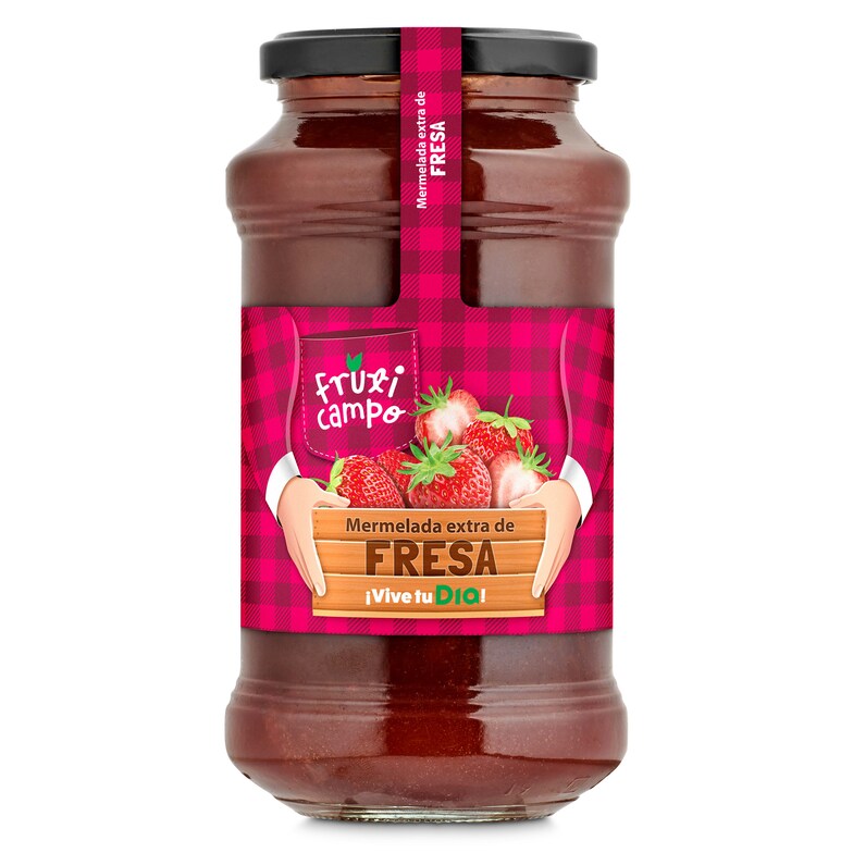 Dia Mermelada de fresa extra Fruticampo de Dia frasco 650 g