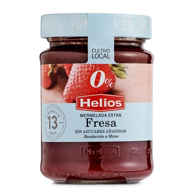 Dia Mermelada de fresa extra sin azúcares añadidos Helios frasco 280 g