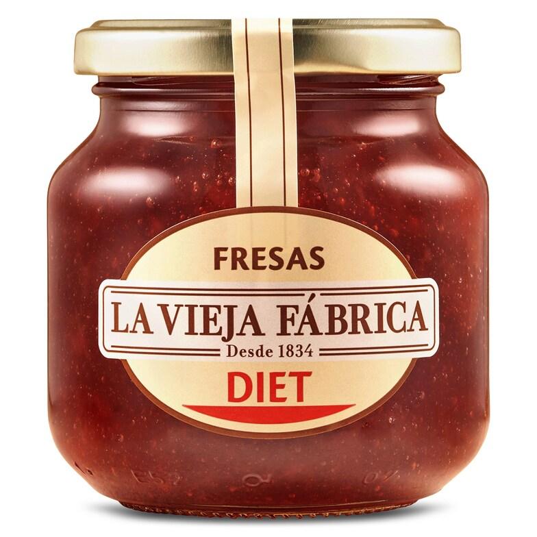 Dia Mermelada de fresas diet La vieja fábrica frasco 280 g