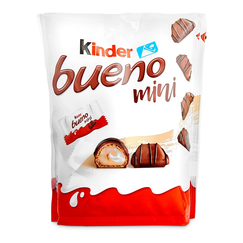 Dia Mini barritas de chocolate con leche y avellanas Kinder bolsa 108 g