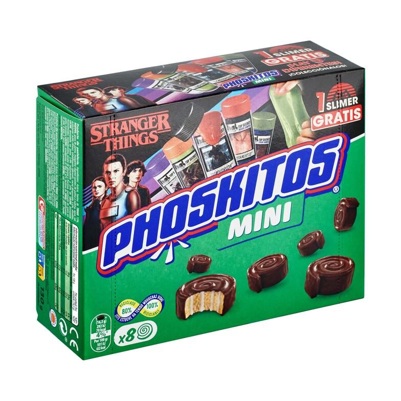 Dia Mini bollitos de cacao rellenos de crema Phoskitos caja 130 g