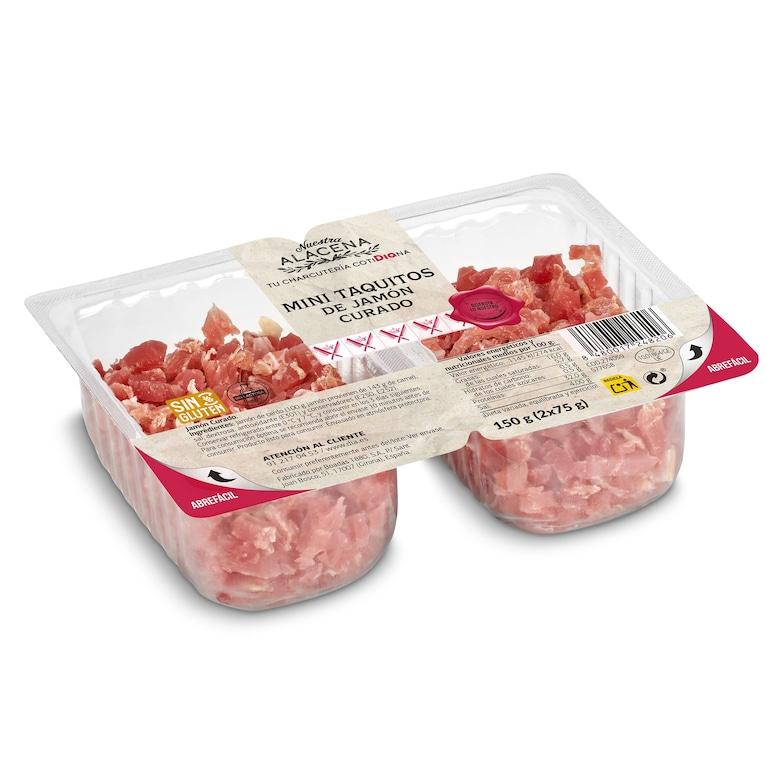 Dia Mini taquitos de jamón Nuestra Alacena de Dia bandeja 2 x 75 g