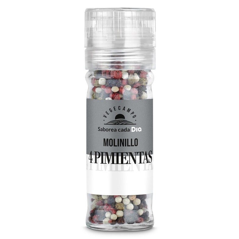 Dia Molinillo 4 pimientas Vegecampo de Dia frasco 42 g