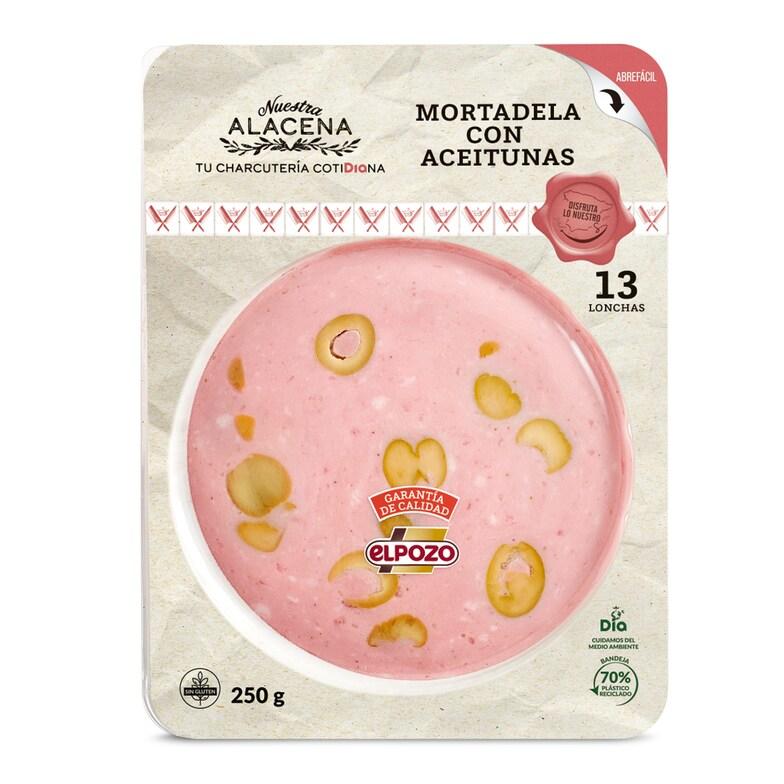 Dia Mortadela Con Aceitunas Nuestra Alacena De Dia Sobre 250 G