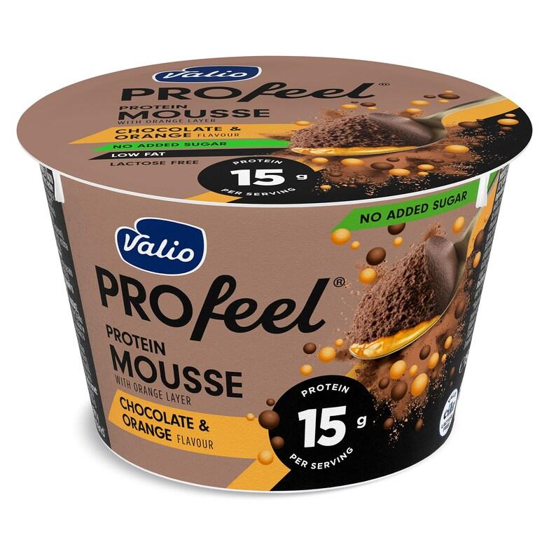 Dia Mousse de chocolate y naranja alta en proteínas Valio vaso 150 g